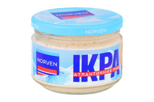 Ікра атлантичних риб з кальмаром в соусі пастеризована Norven с/б 160г