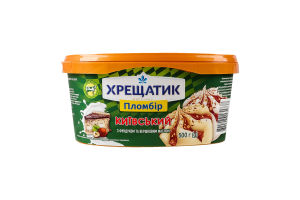 Мороженое 15% пломбир с фундуком и сливочным маслом Киевский Хрещатик п/у 500г