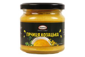 Гірчиця харчова Козацька Родина с/б 190г