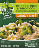 Green Giant Steamers Cheesy Rice & Broccoli Lightly Sauced