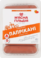 Сосиски Паприкані М'ясна Гільдія в/с лоток 0.27кг