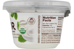 Lifeway Organic Nonfat Milk & Cream Kefir Cup