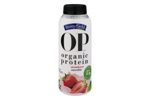 Stonyfield Organic OP Protein Smoothie Strawberry