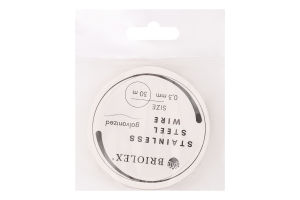 Дріт д/рукод Briolex сталев 0,3мм B19-золотий 30м