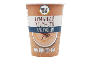 Крем-суп швидкого приготування грибний 50г стакан Стріт суп