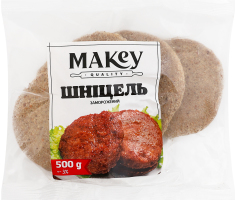 Шніцель заморожений Makey м/у 500г