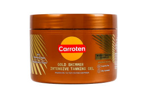 Гель для тела для интенсивного загара с золотистым шимером Carroten 150мл