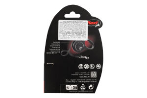 Повідець-рулетка д/собак до 12кг New Classic рожевий стрічка р.XS 3м Flexi