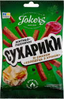 Сухарики ржано-пшеничные Холодец с хреном Jokers м/у 60г