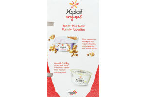 Yoplait Original Low Fat Yogurt Strawberry & Peach - 8 CT