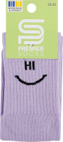 Шкарпетки підл Premier socks Hi-Bye св.бузк р23-25