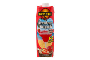 Напій безалкогольний Strawberry Margarita негазований 1л т/п Happy Vibes