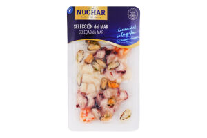 Коктейль из морепродуктов вареных очищенных пастеризованных Nuchar охл в/у 150г