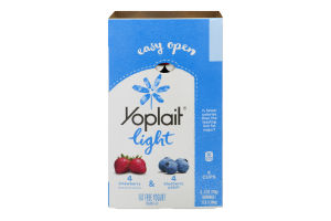 Yoplait Light Fat Free Yogurt Strawberry & Blueberry Patch - 8 CT