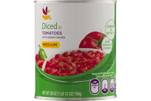 Ahold Diced Tomatoes with Green Chilies Medium
