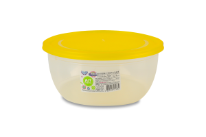 Контейнер универсальный 1.1л 171x171x73мм Круглый №2 Econom Box Ал-Пластик 1шт