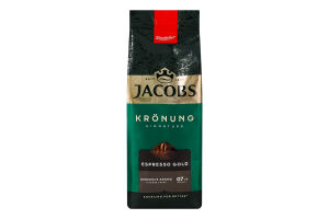 Кава натуральна смажена мелена Espresso Gold Kronung Jacobs м/у 200г