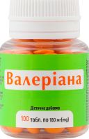 Добавка дієтична Enjee Валеріана 180 мг 100 табл.