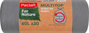 Мешки для мусора 60л Multitop Paclan 20шт
