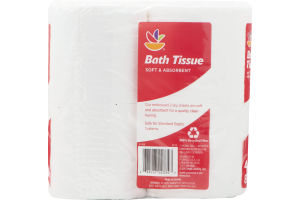 Ahold Bath Tissue Soft & Absorbent - 4 CT