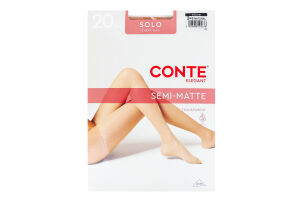 Колготки жіночі Conte elegant Solo 20den 2 natural