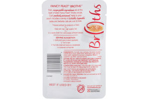 Purina Fancy Feast Broths Classic with Tuna Anchovies & Whitefish Gourmet Cat Complement