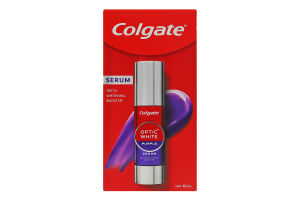Сыворотка для зубов Фиолетовый отбеливающий эффект Optic white Colgate 40мл