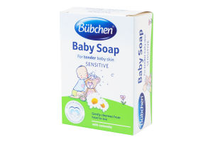 Мыло для детей от рождения с экстрактом ромашки Sensitive Bubchen 125г