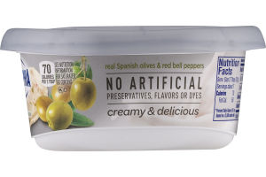Philadelphia Cream Cheese Spread Olive with Red Bell Pepper