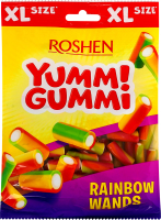 Конфеты желейные Rainbow wands Yummi gummi Roshen м/у 165г