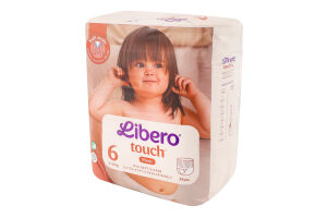 Підгузки-трусики Touch 6 13-20кг 24шт Libero