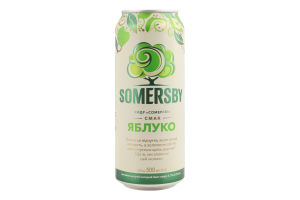 Сидр 0.5л 4.7% Яблуко Somersby з/б
