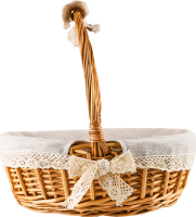 Кошик з лози L008 GRNW 32*25*11*27 см