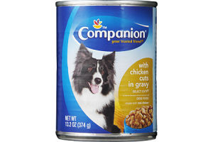 Companion Dog Food Chicken Cuts in Gravy