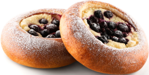 Ватрушка з ягодами 100г