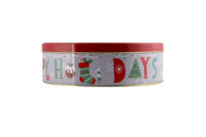 Коробка Щасливих свят металева 19,8*6,2см 985702