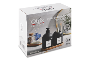 Набір для ванни скло 0.42л №С-00526 Qlux Ideas 3шт