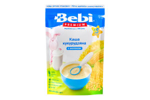 Каша молочна суха для дітей від 5міс швидкорозчинна Кукурудзяна Bebi Premium д/п 200г