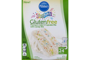 Pillsbury Funfetti Gluten Free Premium Cake & Cupcake Mix with Candy Bits