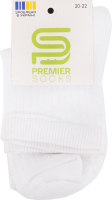 Шкарпетки дит Premier socks Економ рубч біл р20-22