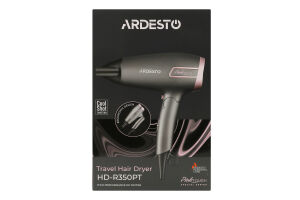 Фен Pink Touch сіро-рожевий 2швидкості 2000Вт Ardesto