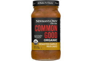Newman's Own for the Common Good Organic Roasted Garlic Pasta Sauce