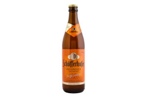 Пиво 0.5л 5% пшеничне нефільтроване Hefeweizen Schofferhofer пл