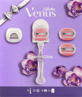 Набір Venus Comfortglide Breeze Станок д/гоління 3картриджи+Гачок д/бритви+Чохол д/подорожей Gillette
