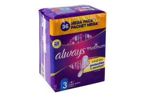 Прокладки гігієнічні ароматизовані Super Extra Platinum Always 36шт