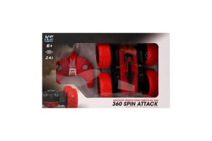 Машинка для детей от 6лет на радиоуправлении красно-черная №STUR8WB Трюковая KS Drive 1шт