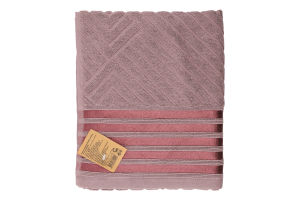 Рушник пильно-рожевий махровий 50*90см 500г/м2 GM Textile