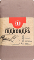 Підковдра шоколадна 150х215см №1475467 ТМ "1" 1шт