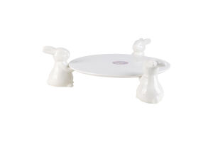 Тарілка Три зайці керамічна в асортименті 986413