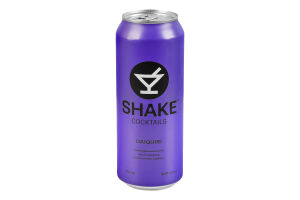 Напиток слабоалкогольный 500мл 7% сильногазированный Дайкири Cocktails Shake ж/б
